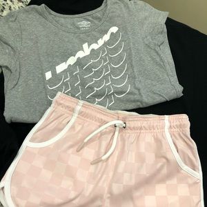 Girls cute Umbro outfit